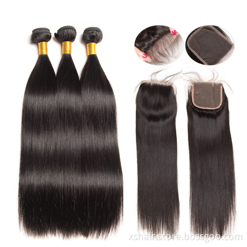 Wholesale virgin Brazilian human hair bundles virgin remy straight hair bundles virgin hair bundles 12a